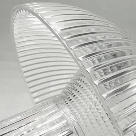 مصباح طاولة مشروم - شفاف